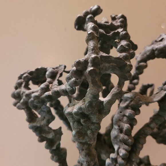 UNIQUE ORGANIC PIECE OF ART! Cast Bronze Ant Hill Sculpture - VINTAGE- BRUTALIST - Picture 2 of 16